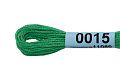 Нитки для вышивания Gamma мулине 8 м 0015 светло-зеленый